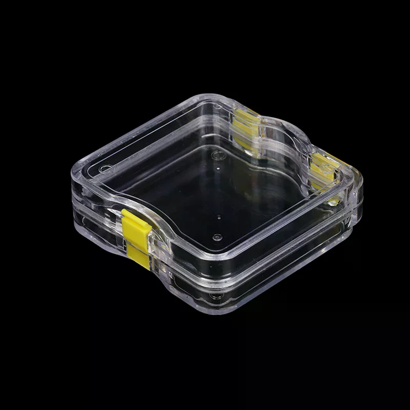1 Stuks Plastic Dental Lab Box Met Film Tandarts Valse Tand Case Box Met Membraan Opbergdozen Prothese Tanden Container Case