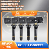 1/4PCS TPMS Sensor For Peugeot 2008 207 208 Peugeot 3008 301 308 Tire Pressure Monitoring System Sensor Parts 9811536380 433 MHz
