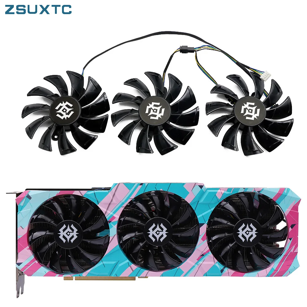 GA92S2U 0.46A Cooler Fans  RTX3080 for ZOTAC GeForce RTX 3090 3080 3070 3060 Ti X-GAMING Graphics card Cooling Fan