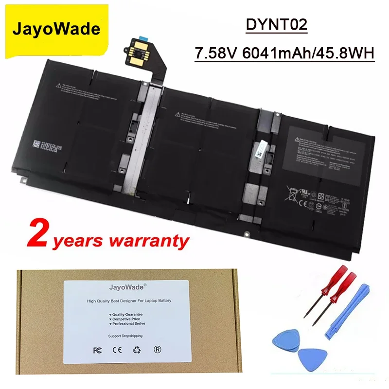 

G3HTA052H DYNT02 Laptop Battery For Microsoft Surface Laptop 3 13.5 1867 1868 7.58V 6041mAh 45.8Wh G3HTA052H Notebook Batteries