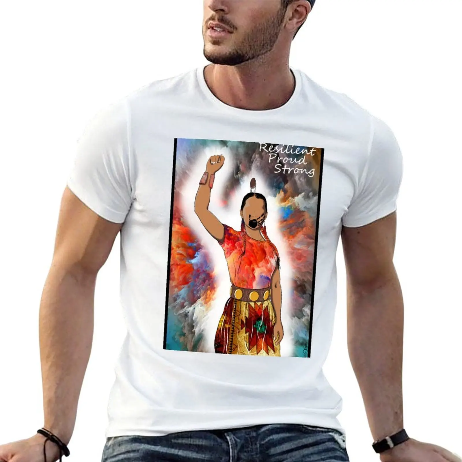 

man cotton T-Shirt Women shirt Courage Strength shirt luxury Women t & t MMIW man Native American