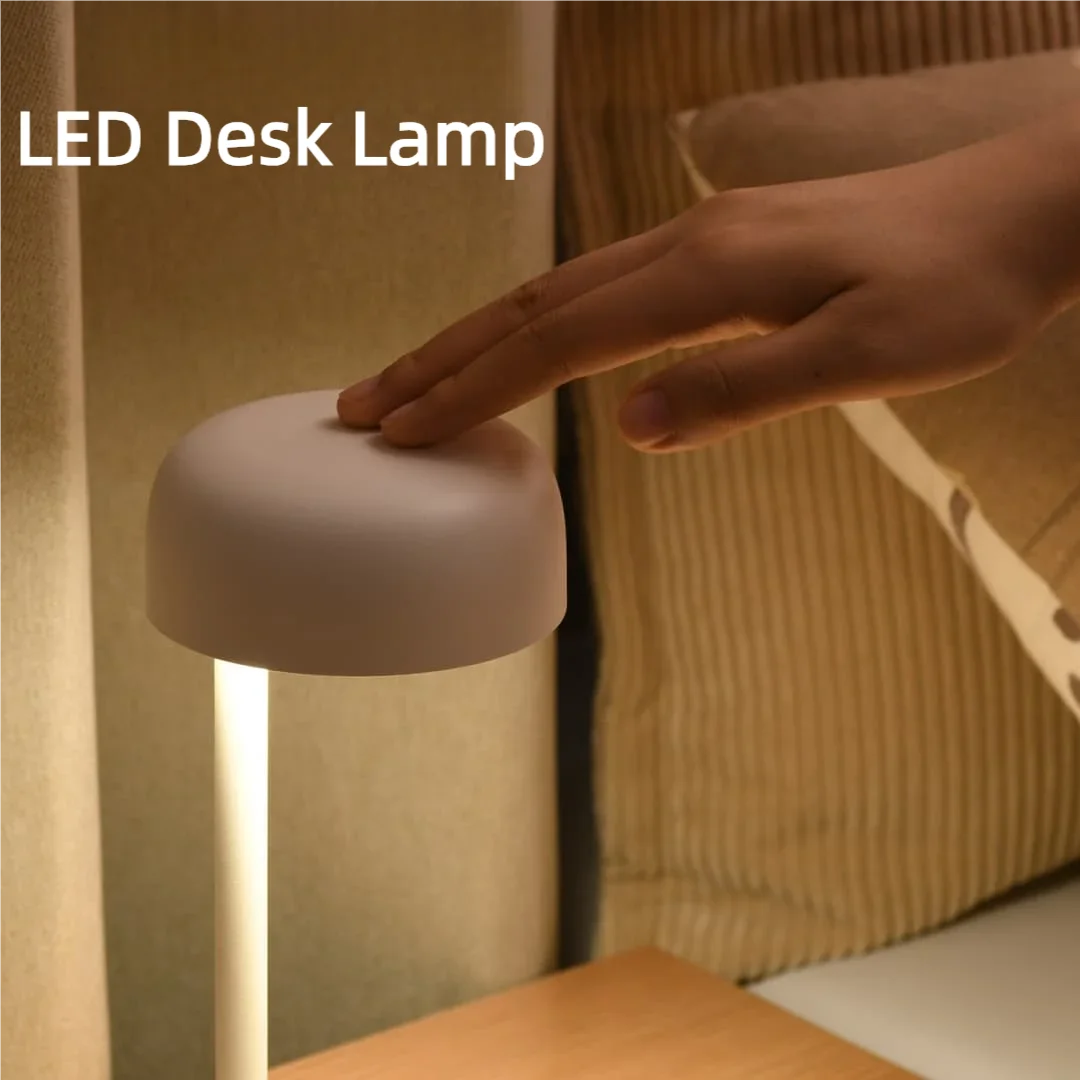 WILIT LED Desk Lamp with Wireless Charging Student Dormitory Office Bedside Table Lamp Bedroom Lighting Night Light Decoration