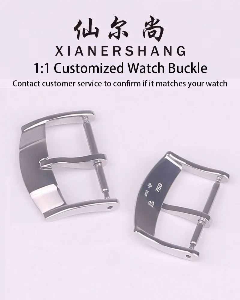 

Застежка для ремня XIANERSHANG Custom P-IAGET, оригинальная, с английским логотипом, 18 мм, 14 мм, из нержавеющей стали 316L, с штифтовым креплением