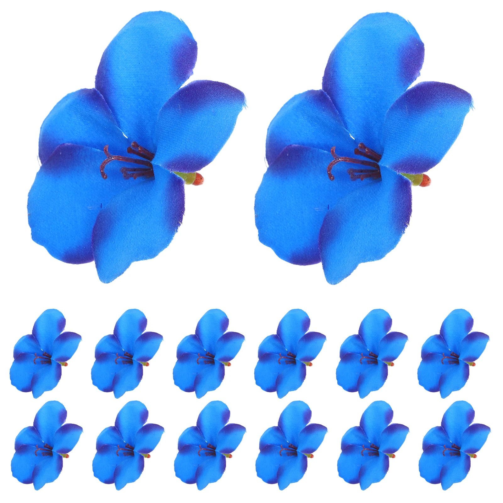 

100 Pcs Artificial Orchid Flower Arrangement Decor Flowers for Crafts Orchids Decoration Fake Bouquet Heads Realistic