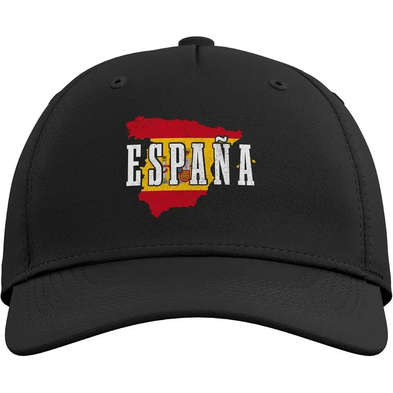 Espana Spain Map Pride Spanish Flag Adjustable Baseball Hat