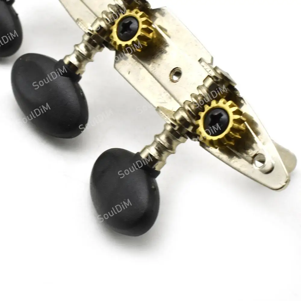 3R3L Boat Shape Classical Guitar Tuning Peg Machine Heads String Tuners Key Wooden Guitar Accessories