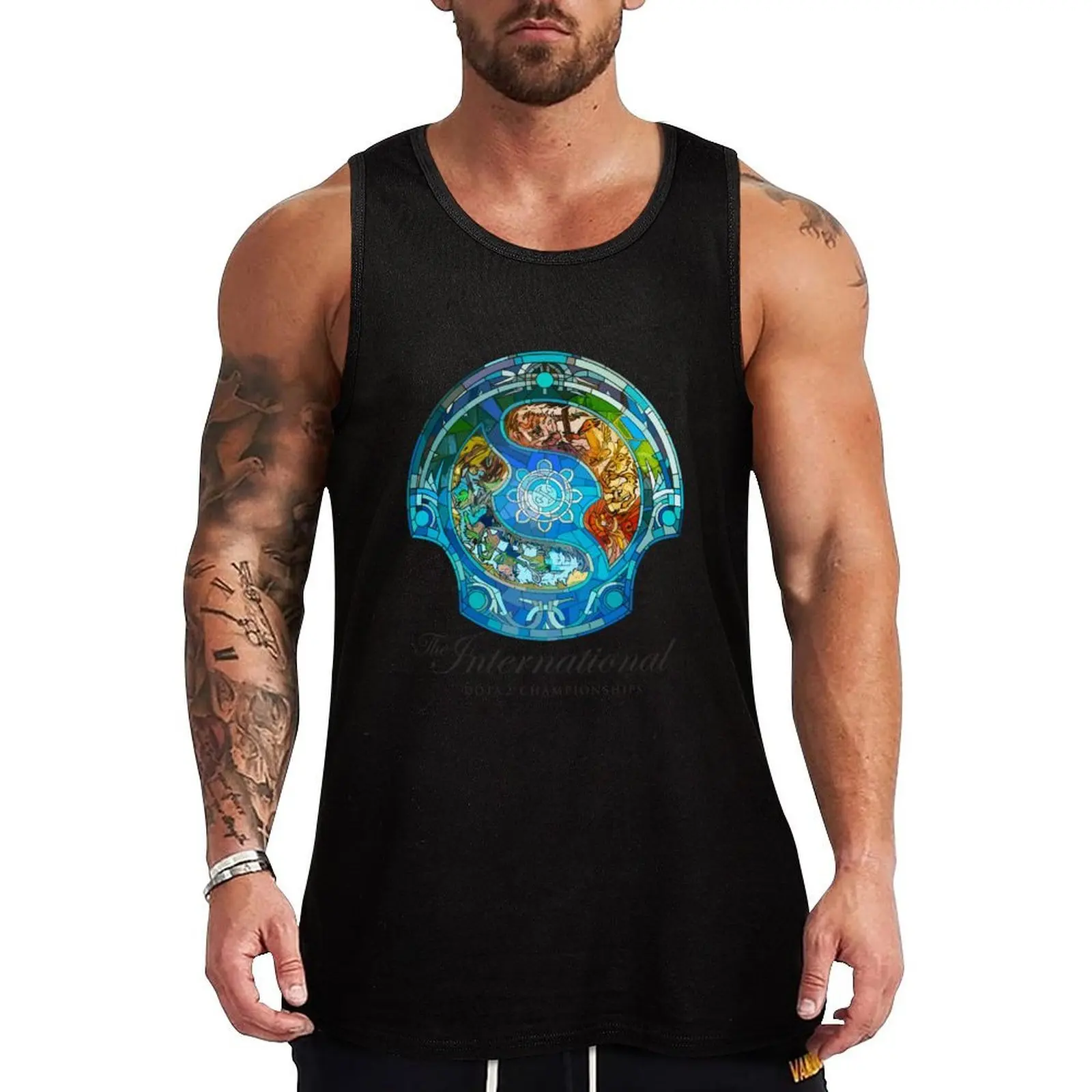 The International 2023, Aegis, Dota 2, Seattle, octubre, Camiseta sin mangas con estampado artístico, Camiseta sin mangas con gráfico creativo