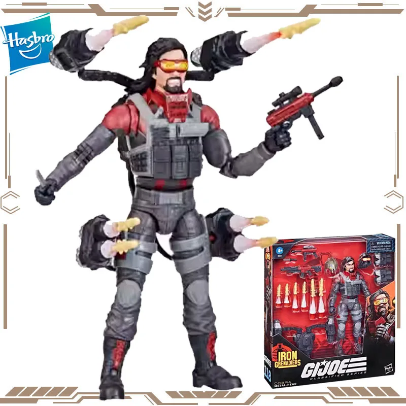 

Hasbro Original G.I. Joe Classified Series Iron Grenadiers Cobra Metal-head Action Figure Toys for Boys Girls Gift Collectible
