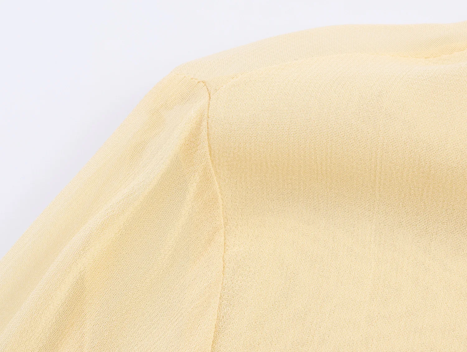 Stile europeo e americano 2025 autunno nuova moda femminile girocollo legato camicia decorativa a strati con maniche svasate larghe