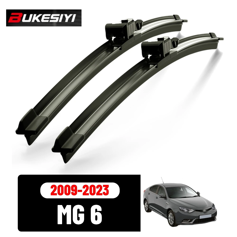 2PCS Front Wiper For MG6 2009-2023 Silent Durable High Quality Windshield Wiper Blades Accessories 2012 2014 2015 2016 2020 2022