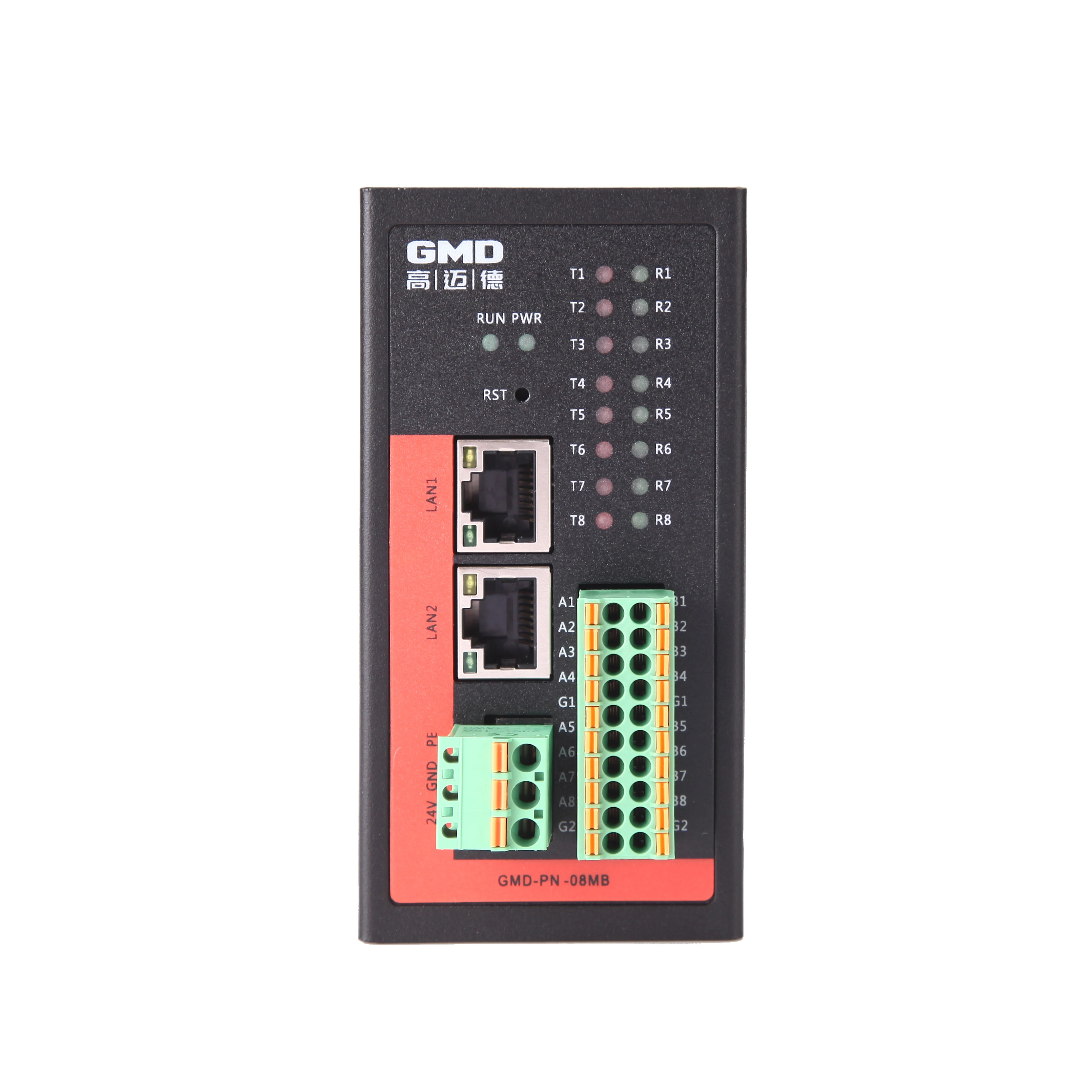 8-kanals 485 Til Profinet-kommunikationsprotokol Konverteringsgateway Pn Til Modbus Remote Io-busmodul