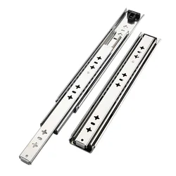 53mm 1 Pair Heavy Duty Drawer Slides Heavy Load Capacity 120KG Drawer Runners Family Cabinets Track Goods Car Shelf Hardware