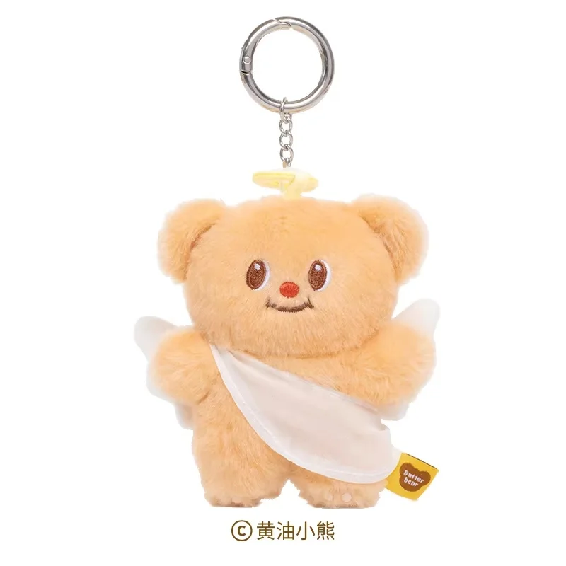 Butterbear Schort Hanger Knuffel Cartoon - Hangende Kawaii Beer Pop Knuffel Ornamenten Cupido Vormige Hanger Cadeau Speelgoed