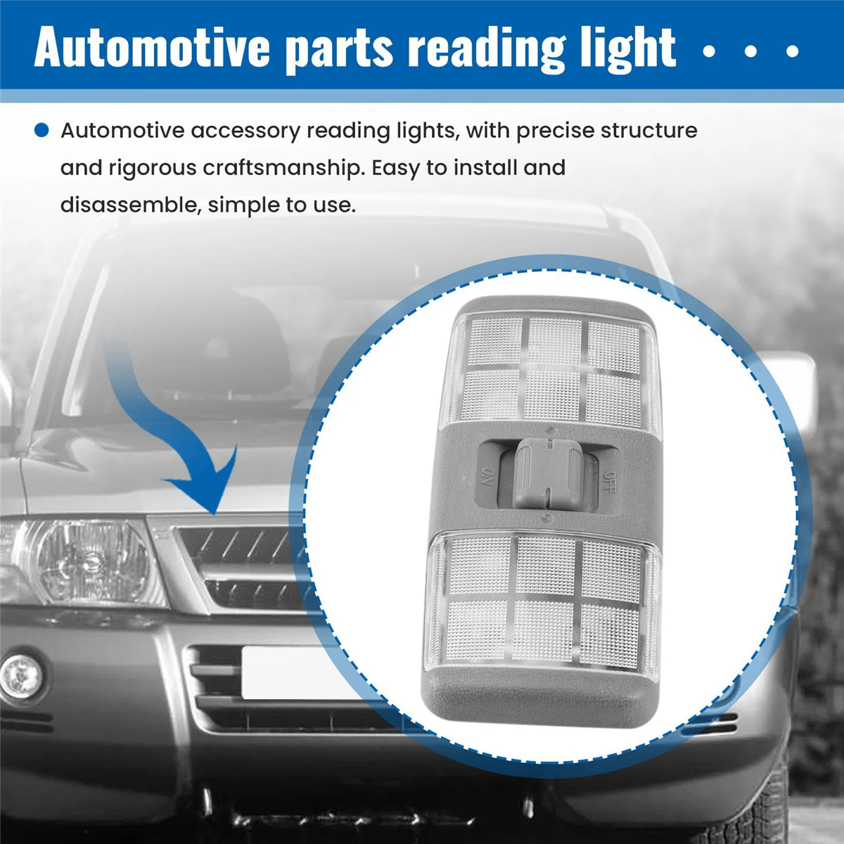 Luz de techo Interior para coche, lámpara de lectura MB774928 para Montero V31 V32 V33 V43 1990 - 2003 2004