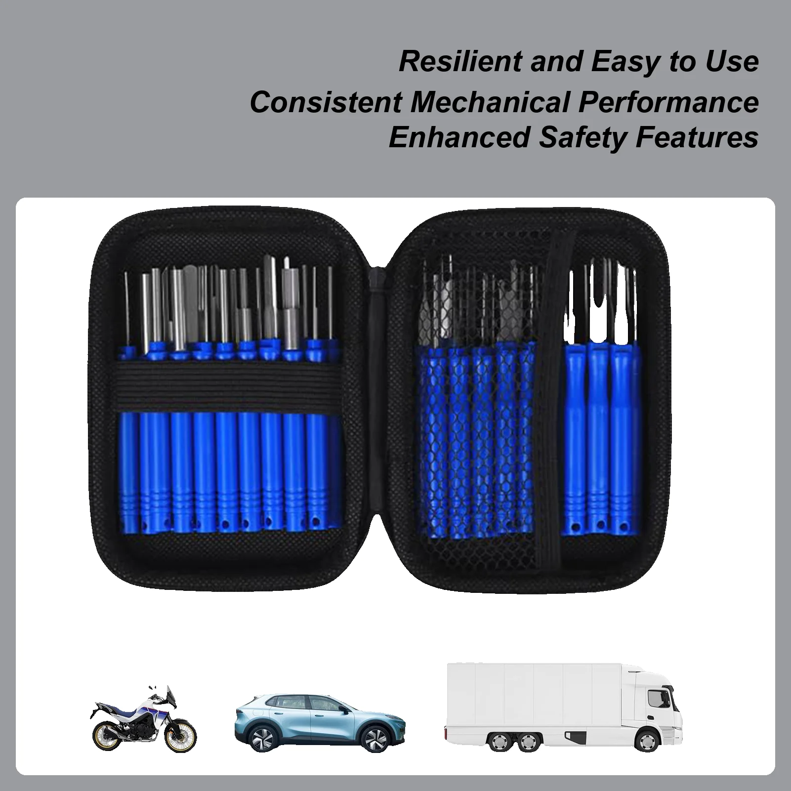 

36 Pieces Terminal Removal Tool Kit Release Depinning Extraction Terminal Automotive Removing Cable Connectors Repair Tools