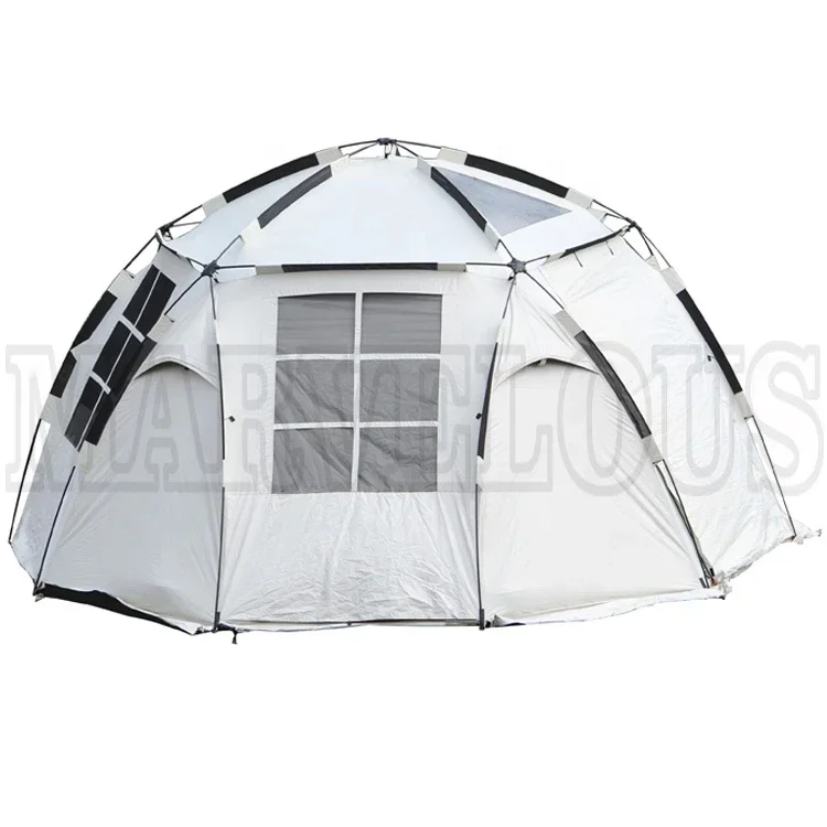 

4.5m Portable Round House Outdoor Camping Glamping Geodesic Dome Tent for Sale