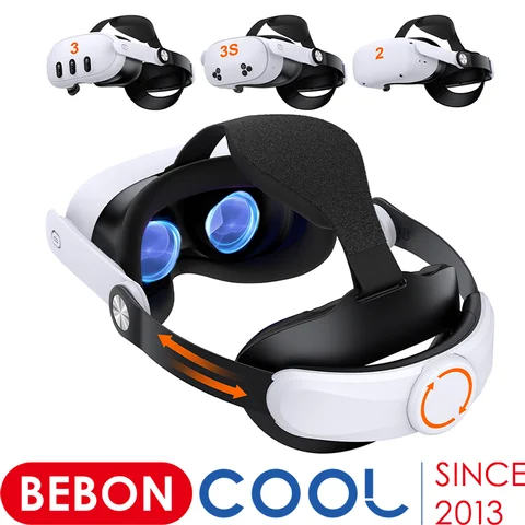 Beboncool Comfort Head Strap for Meta 2/3/3S–Precision-Adjustable…