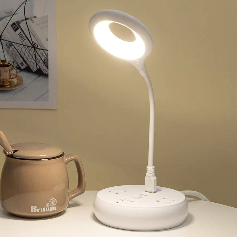 Veilleuse LED USB flexible, lampe de lecture pour chambre à coucher, lampe de protection des yeux, veilleuse de sommeil pour bébé