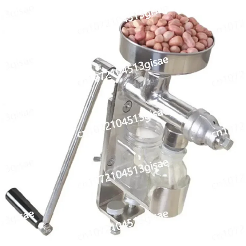 Stainless Steel Oil Pressing Machine Manual Oil Press Machine Household Oil Extractor Peanut Nuts Seeds Press Machine