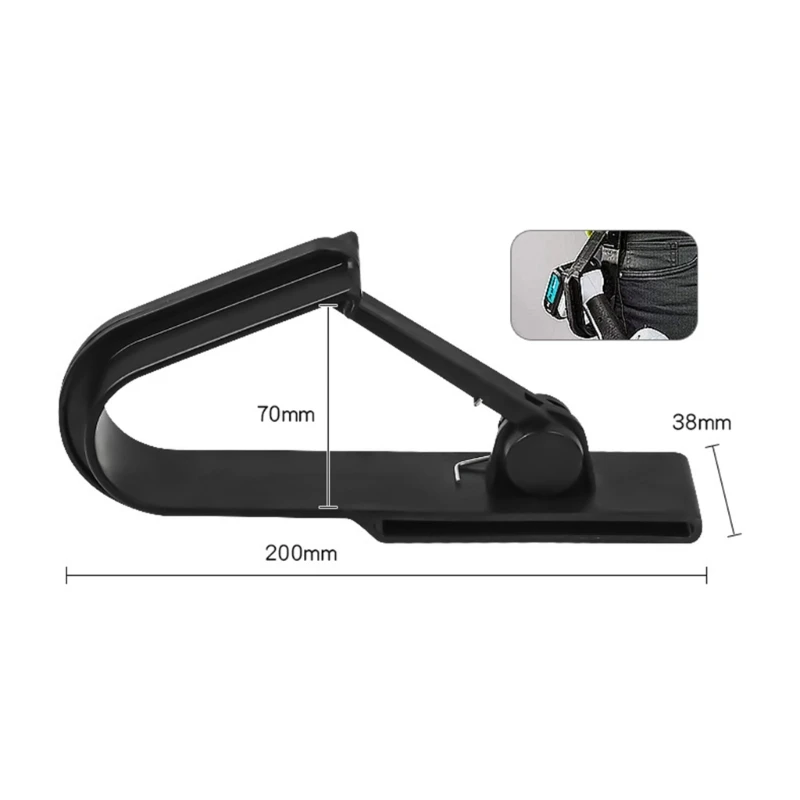 Elektrische sleutel Riemclip Haakclip Boor Houtbewerking Buiten Reizen Metalen clip