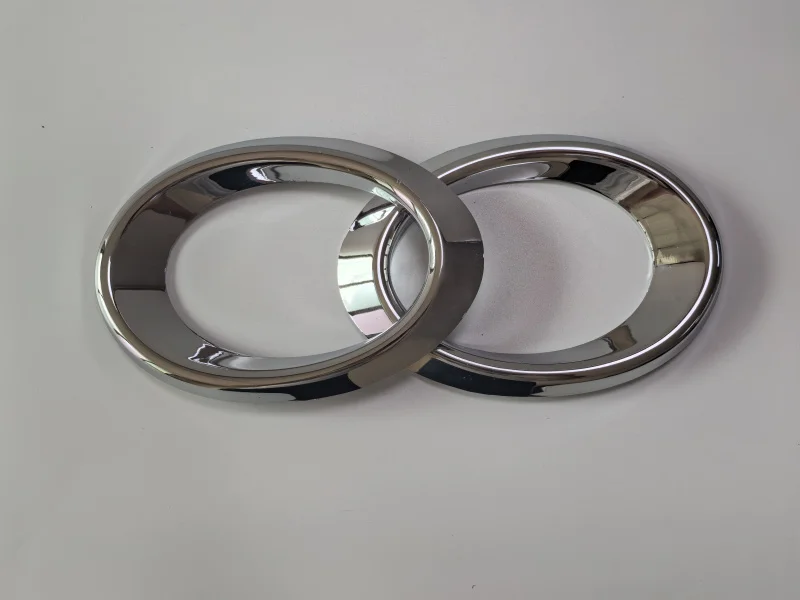 ABS Chrome Front Fog Light Frame Cover Bezel Trim for Audi Q5 2009-2012 3