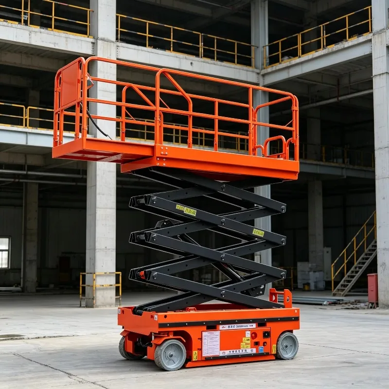 14m 16m 18m Heavy Duty Self Propelled Scissor Lift High Capacity Hydraulic Lifting Platform for Shipbuilding and Steel Erection
