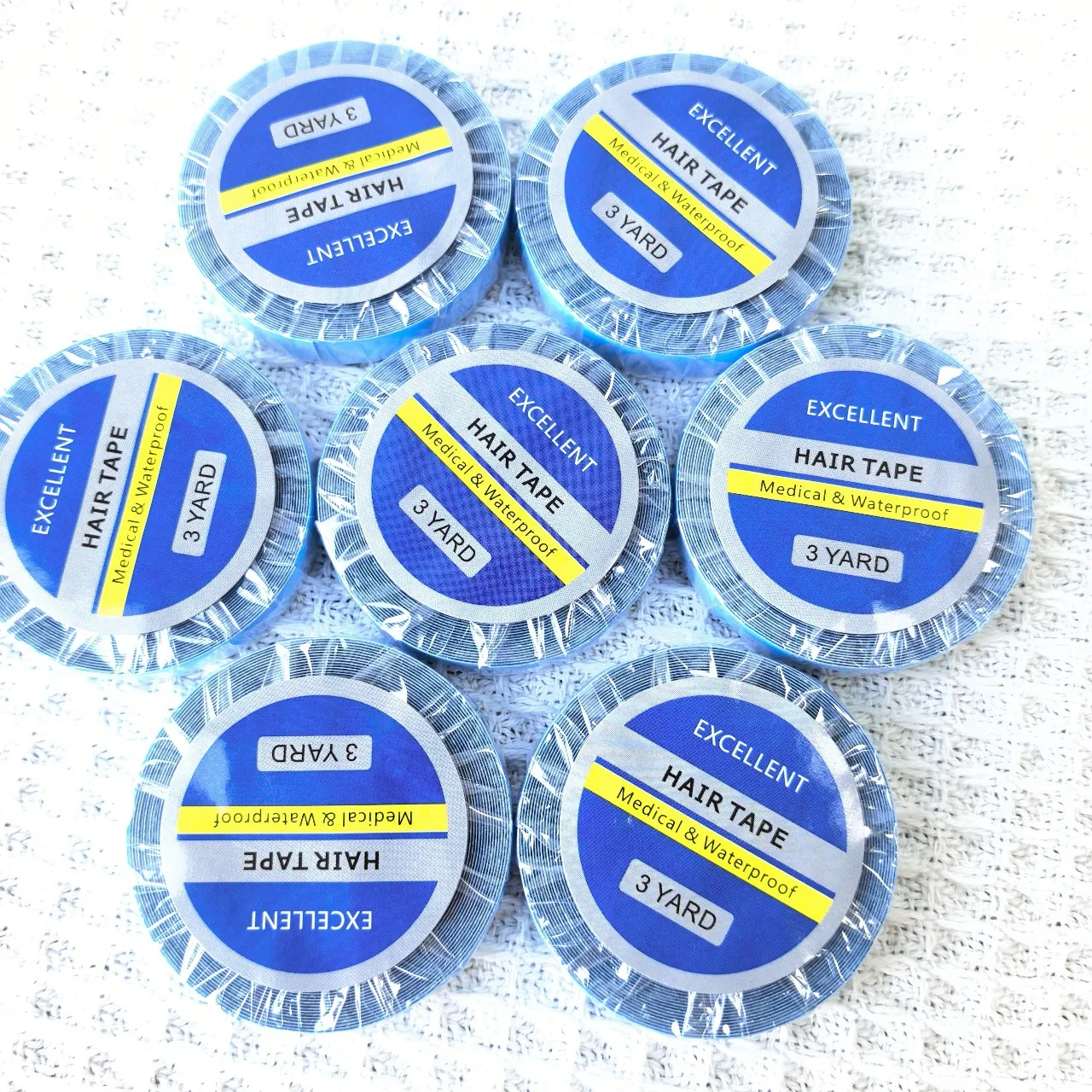 

1/3/5/10/20 шт., 3 ярда, 0,8 см, двухсторонняя лента для парика, двухсторонняя прозрачная лента для парика, водонепроницаемая прочная лента для парика