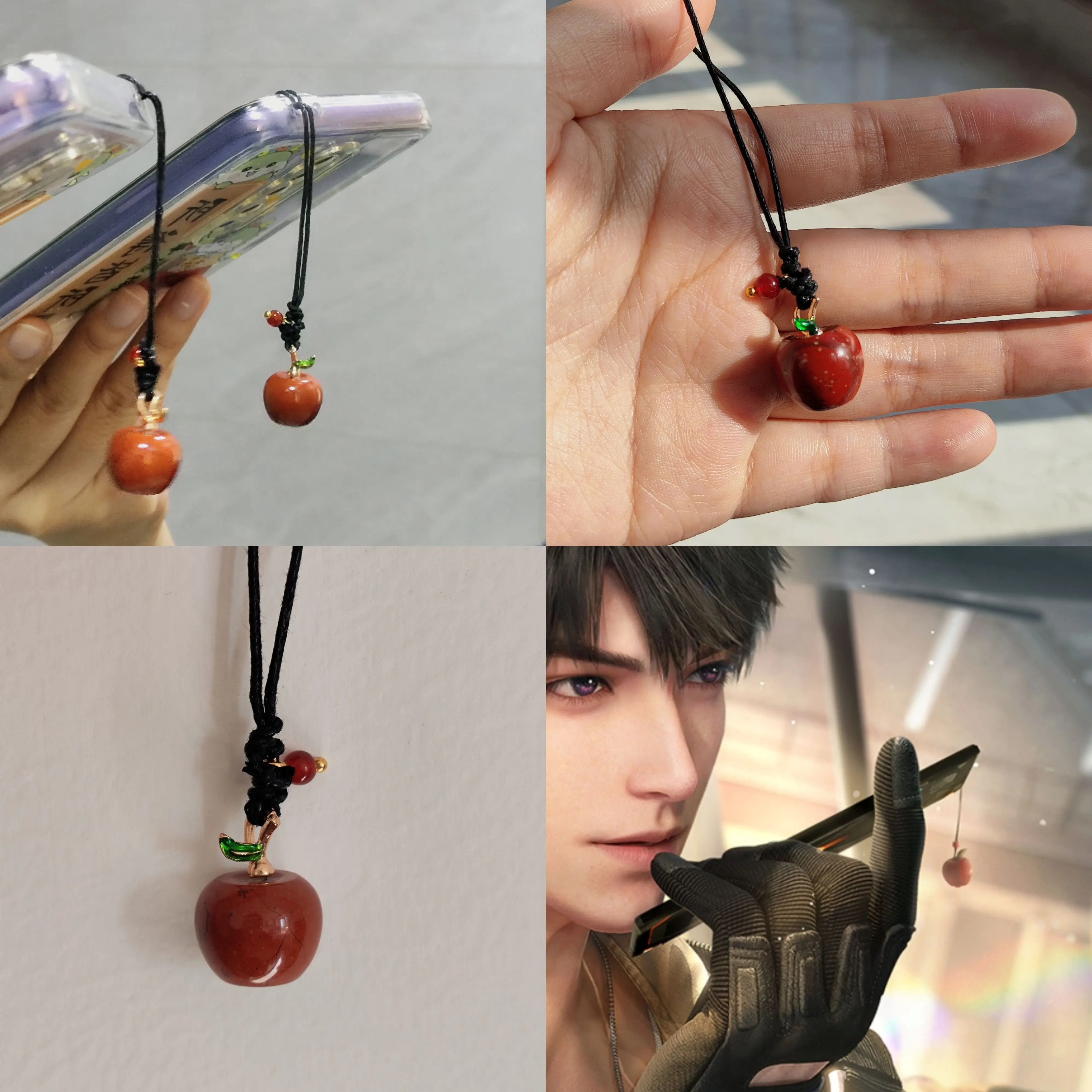 Anime Love and Deepspace Caleb keyring Keychain Pendant Apple Phone Chain Sennit Cospaly Decorate Collect Gift