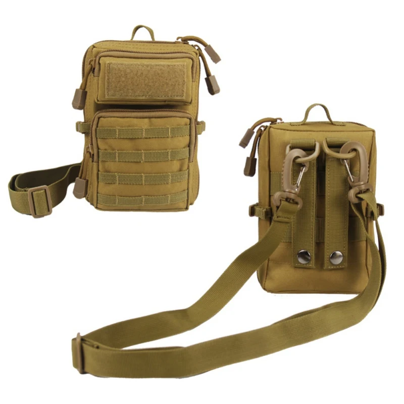 Tactical Molle Pouch marsupio Outdoor Men EDC Tool Bag Vest Pack borsa custodia per cellulare borsa da caccia