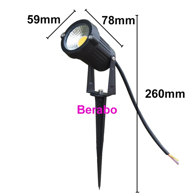 Neue Stil COB Garten Rasen Lampe 230V 220V 110V 12V Outdoor LED Spike-Licht 5W 7W 9W 12W Pfad Landschaft Wasserdicht Spot Lampen – Detail 16