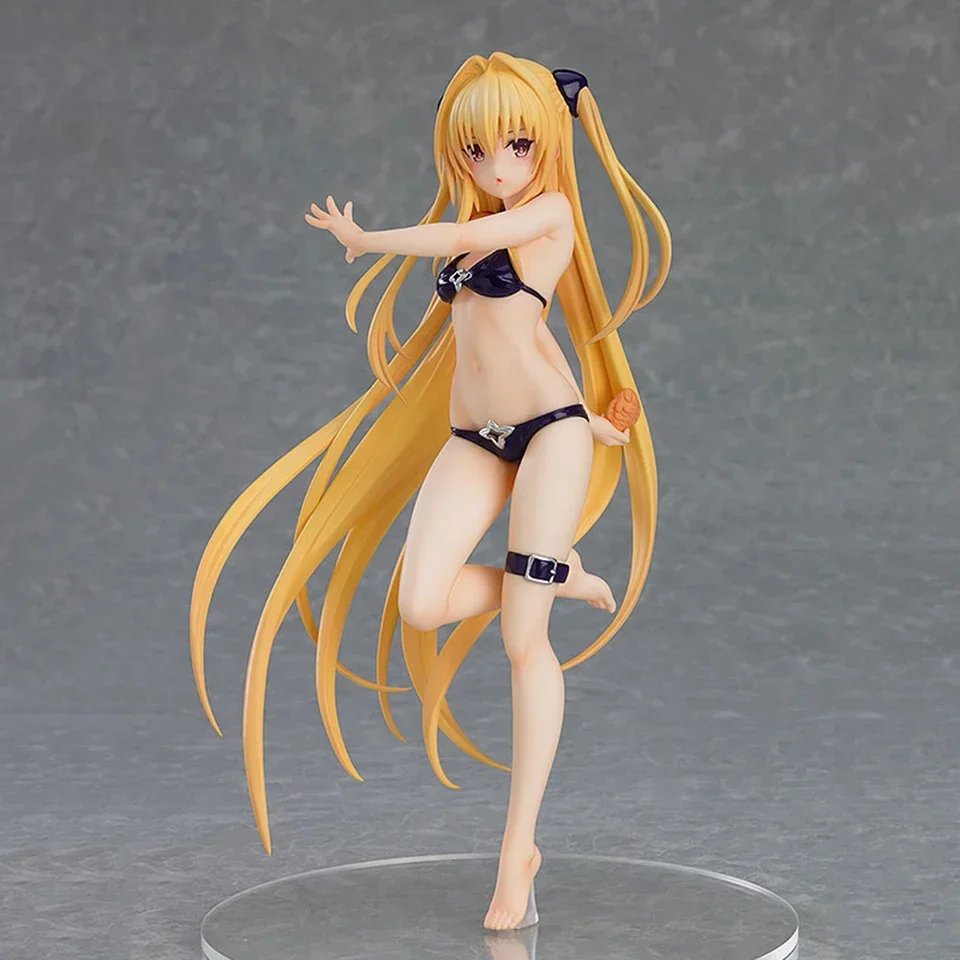 GSC POPUP Original Genuine To Love Ru Darkness Konjiki no Yami Golden Darkness Swimsuit 18.5cm PVC Action Figure Model Toys Gift