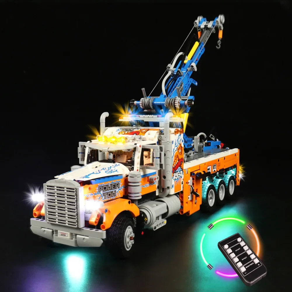 

No Bricks LED Light Set for Heavy Duty Tow Truck 42128