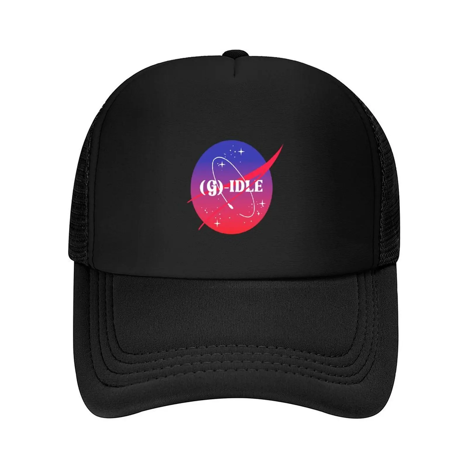 

(G)-IDLE (NASA) sticker Baseball Cap Mountaineering Sunhat hard hat fun hats Male Women's
