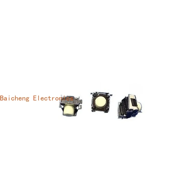 100PCS Waterproof and dustproof patch with 2-pin bracket, side button lightly touched, side button switch 6 * 6 * 5.6mm