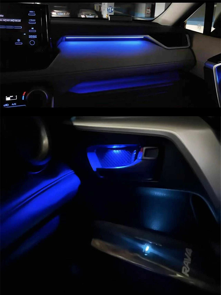 Suitable for 20-22 RAV4 Rongfang/Weilanda Atmosphere Light 1 to 1 Mold Luminous Trim Replacement Panel