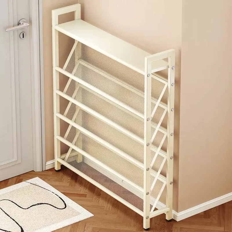 Ultra Thin Multi Layer Shoe Rack Extremely Narrow Entryway Slim Shoe Cabinet Rental Friendly Cabinet Shoes Racks Shoes Storage