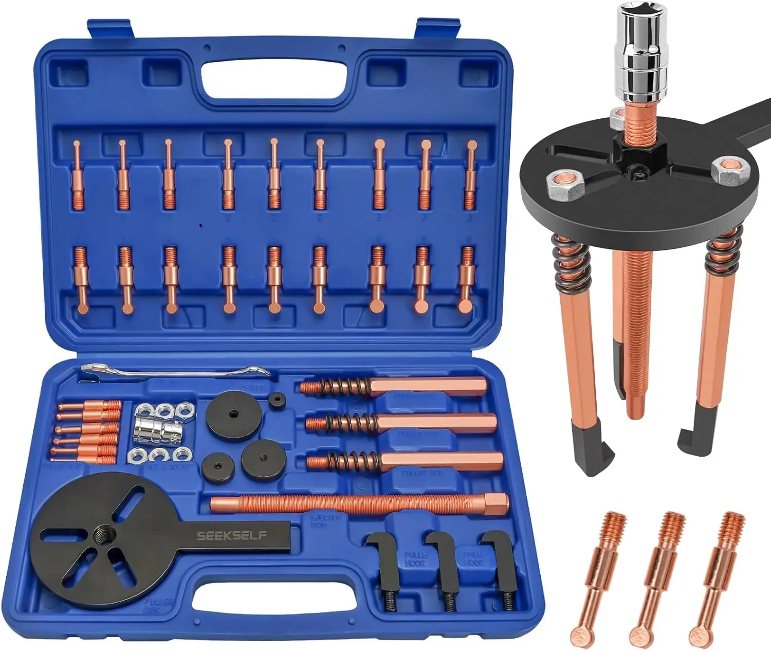 

36-in-1 Bearing Puller Set, Inner Separator Kit, Blind Hole Removal Tool for Automotive and Machinery