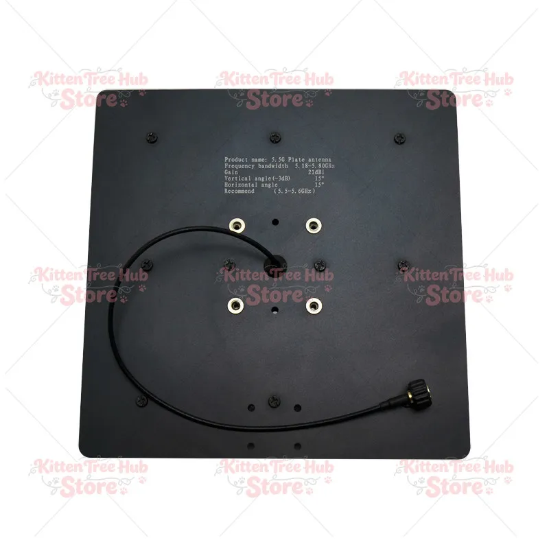 maple wireless 5.5g 21dbi directional antenna aat/manual 21db 5.5ghz high gain patch antenna 5180-5800mhz for hm30 vtx rc