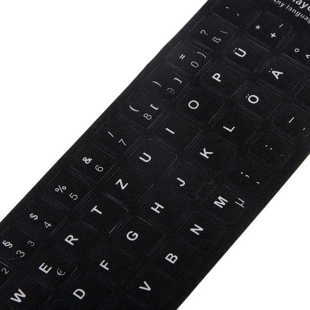 German Letters Keyboard Cover Sticker Protection for 10-17 "Laptop