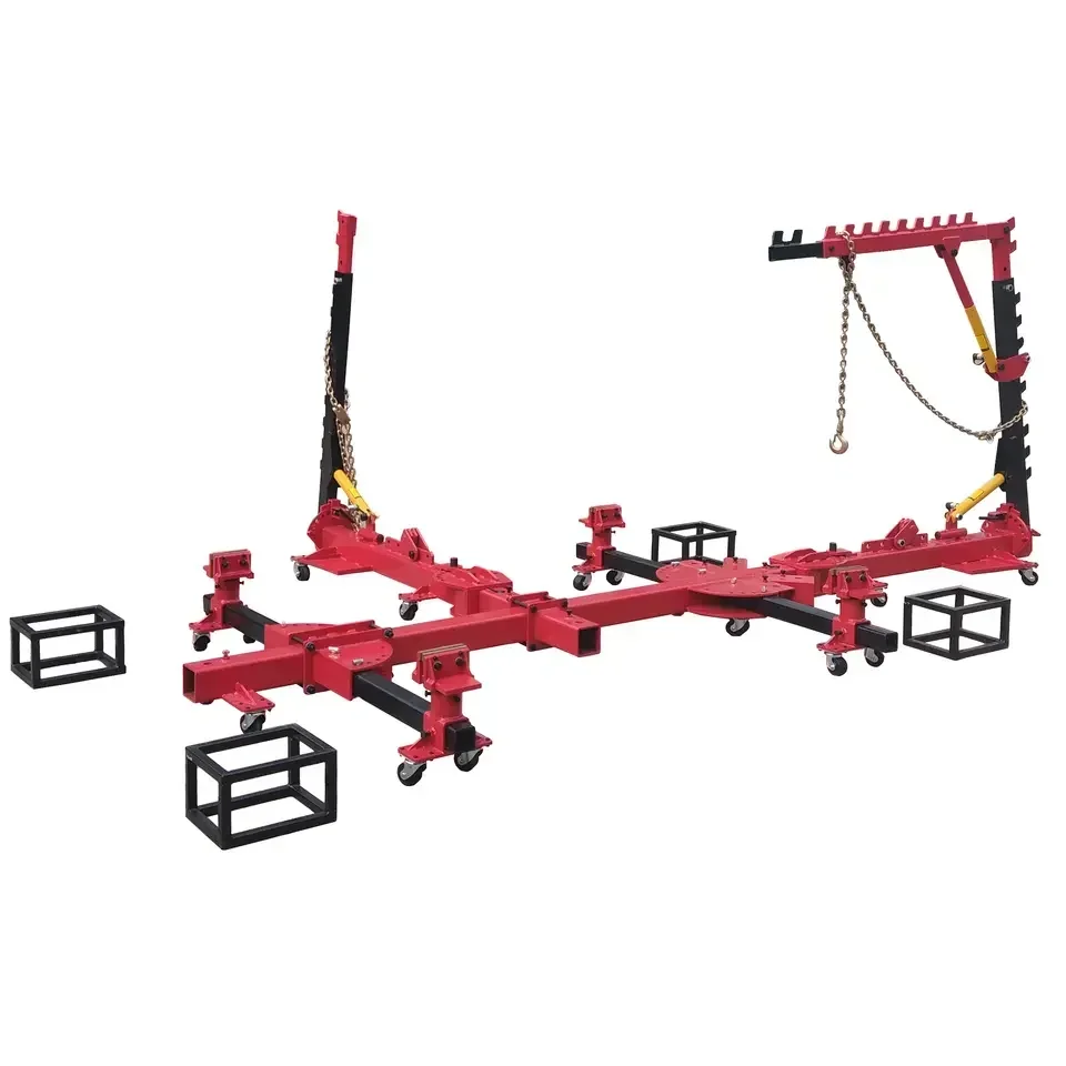 3000kg Automotive Chassis Frame Bench Body Collision Accident Quick Repair System Pulling Machine Frame Straightener