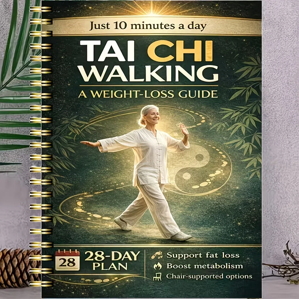 

Tai Chi Walking Weight Loss Method, a 28-Day Sequential Plan Suitable for the Elderly, Gentle Daily Walking, Joint-Friendly, Low-Impact Exercise, Chair-Assisted Walking, Can Be Done Indoors and Outdoors, Improves Balance and Stability, Enhances Vitality a