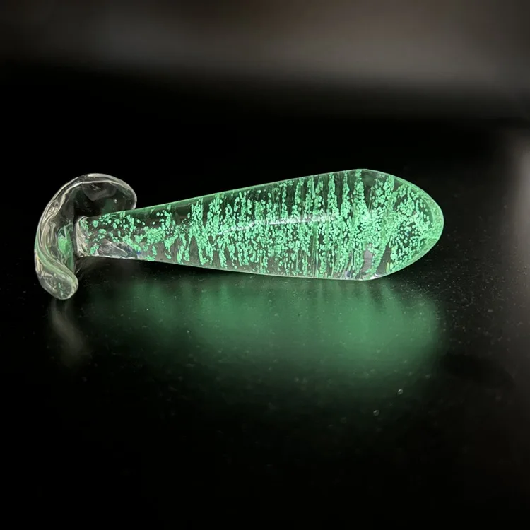 Glow In Dark Anchor Glass Butt Plug Anal Dilators Sex Anal Beads Sex Toys For Couples Luminous Anal Plug Toy for Adults Sex Shop