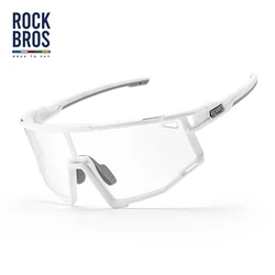 ROCKBROS okulary rowerowe fotochromowe spolaryzowane okulary rowerowe UV400 ultrafioletowe Outdoor sportowe okulary sportowe