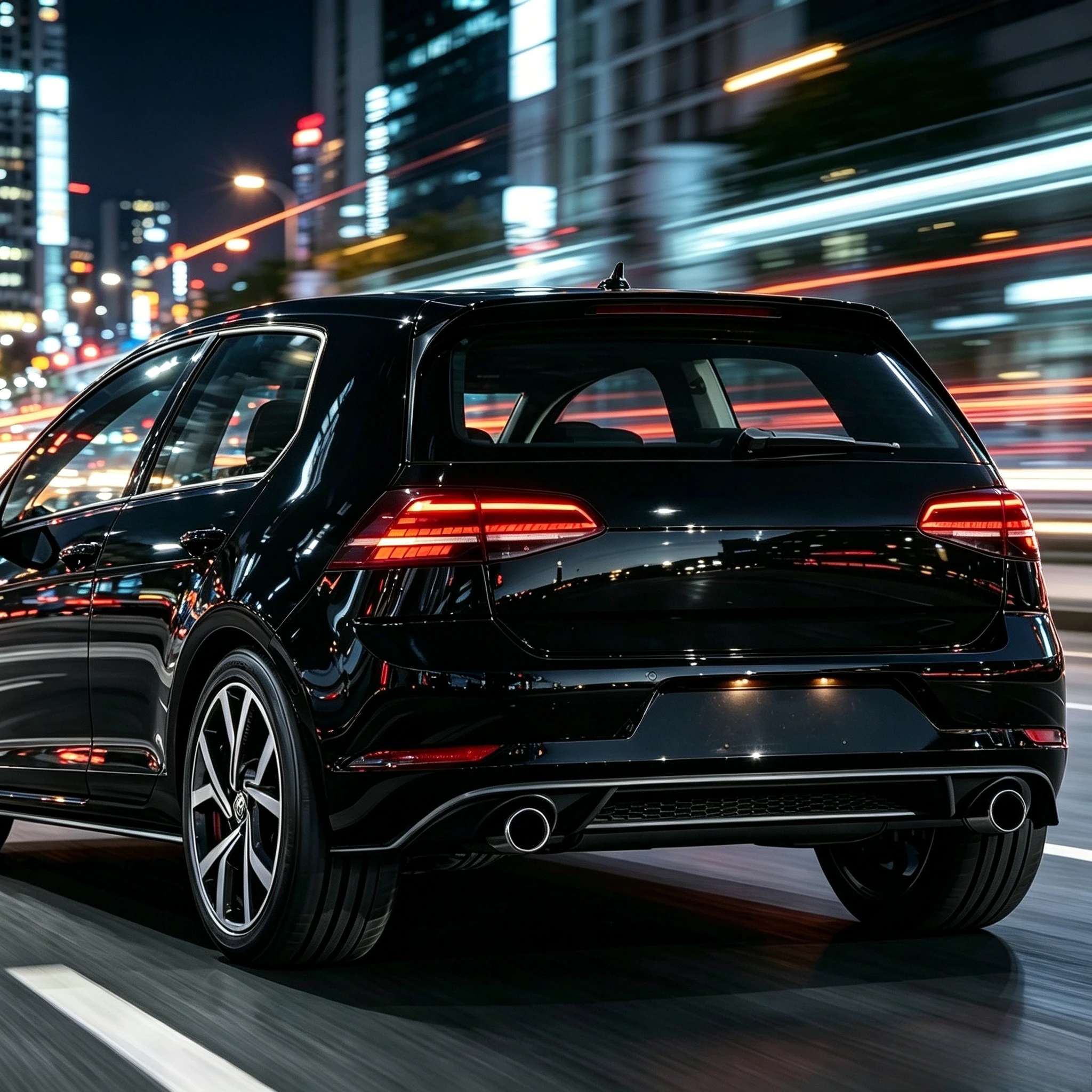 2 Stück E‑Mark LED-Rückleuchten-Set für VW Golf 7 MK7 MK7.5 Schrägheck GTI R 2013-2021, zugelassene Rückleuchte mit dynamischem sequenziellem gelbem Blinker, Tagfahrlicht, Bremslicht und