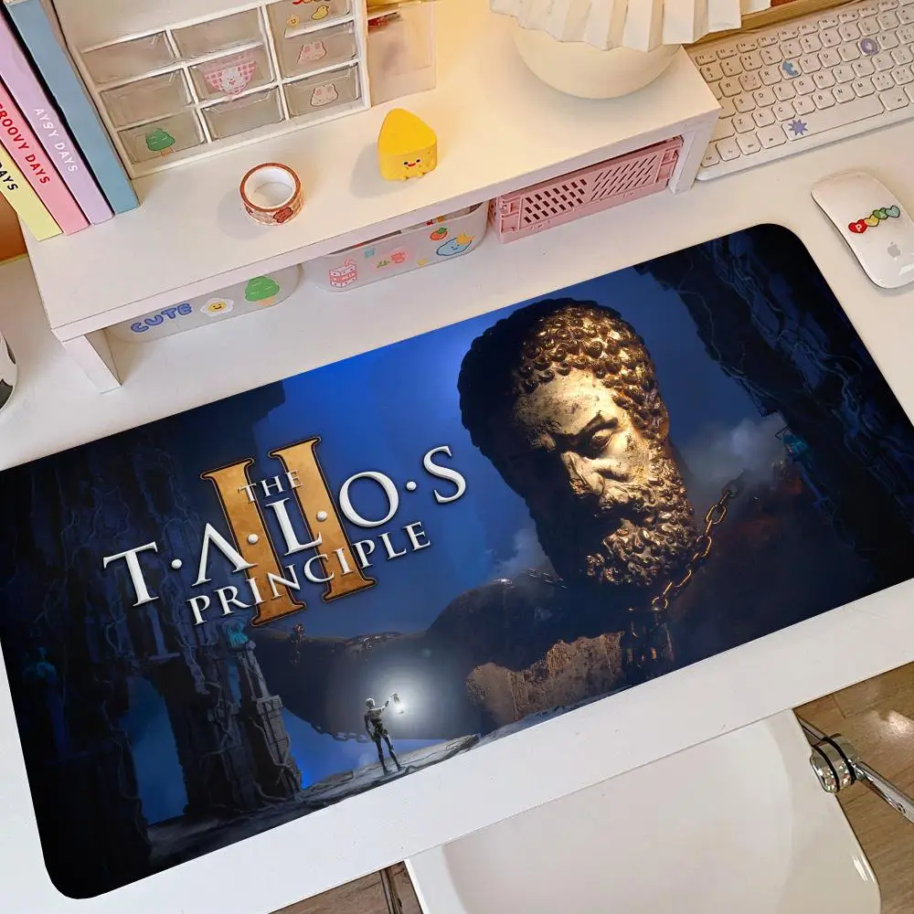 

Игровой коврик для мыши adventure_game_the_talos_theory _ series, Нескользящий Резиновый коврик для мыши с блокировкой по краям, игровые настольные аксессуары