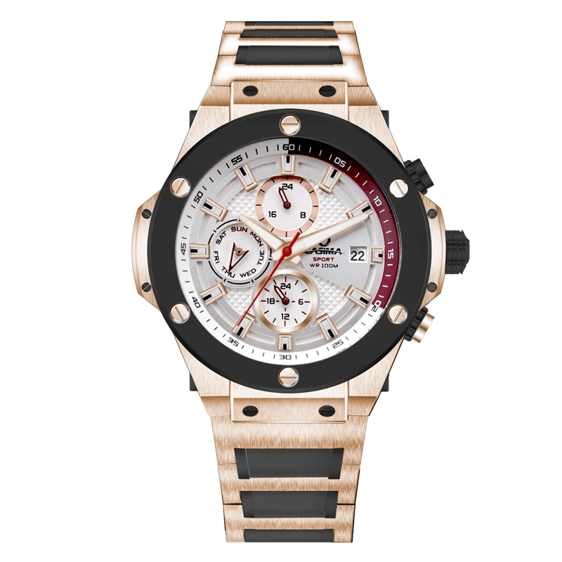 CASIMA メンズ 腕時計 クォーツムーブメント シンプルトレンド おしゃれ ジョーカー 夜光 防水 モデル ST-8104-1013