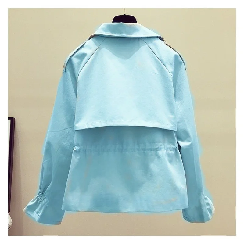Short small windbreaker for women new fashionable loose and versatile waist-hugging slimming jacket