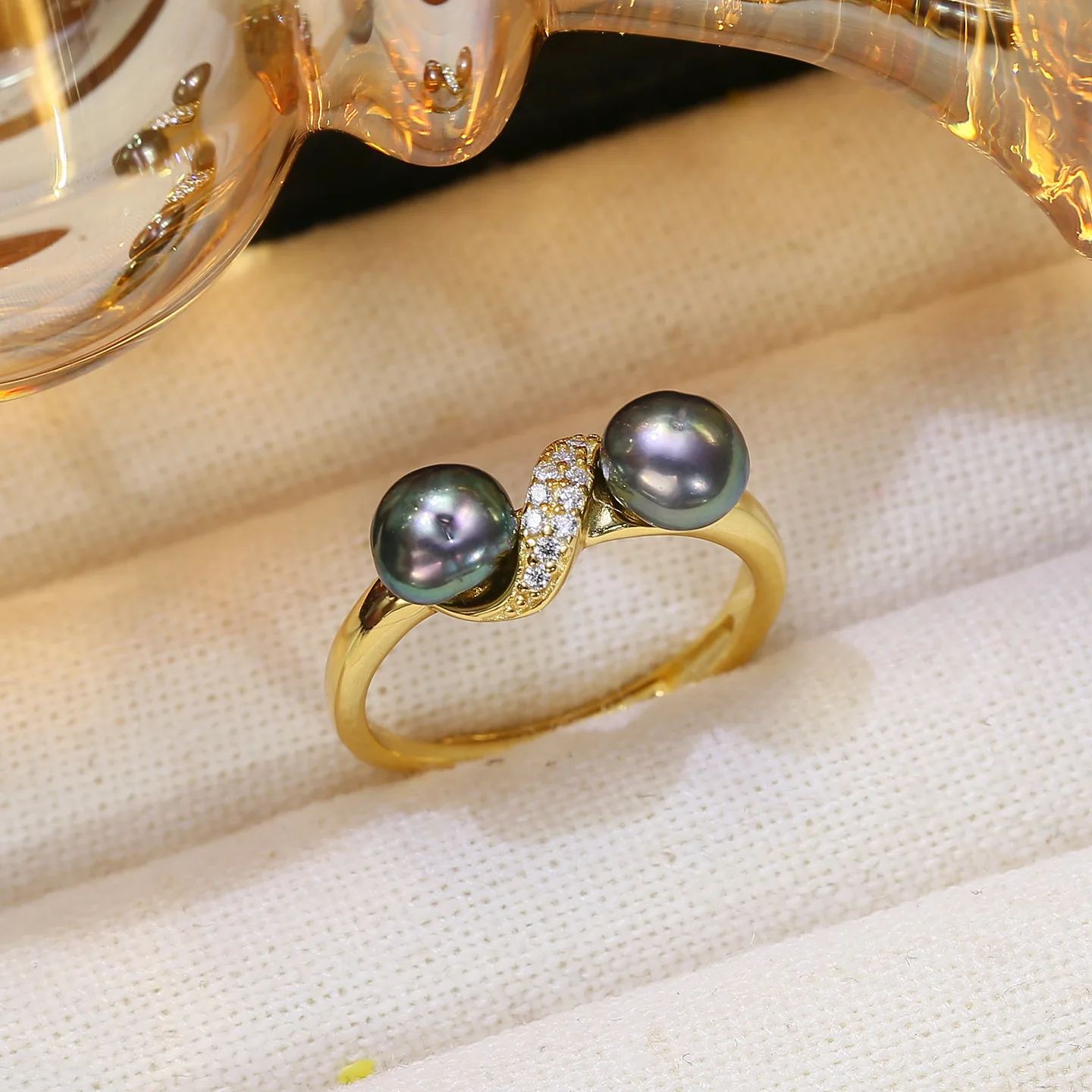 

S925 Sterling Silver Adjustable Finger Ring Mountings Base Setting Findings Jewelry Components for 5-7mm Pearls 3pcs/lot