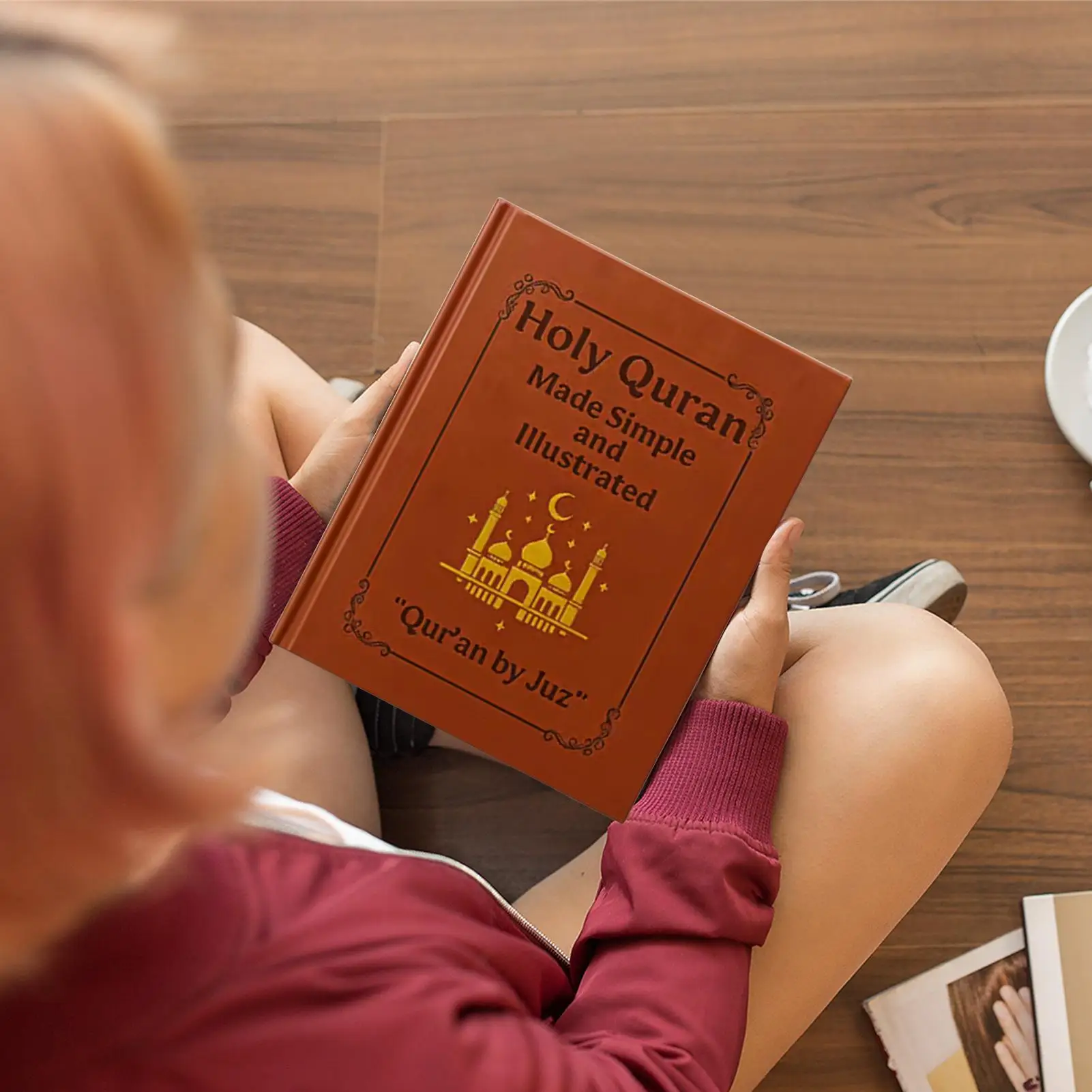 Libros religiosos para adultos El Corán hizo un simple: guía devocional de estudio para principiantes con explicación fácil de Tafsir ilustrado