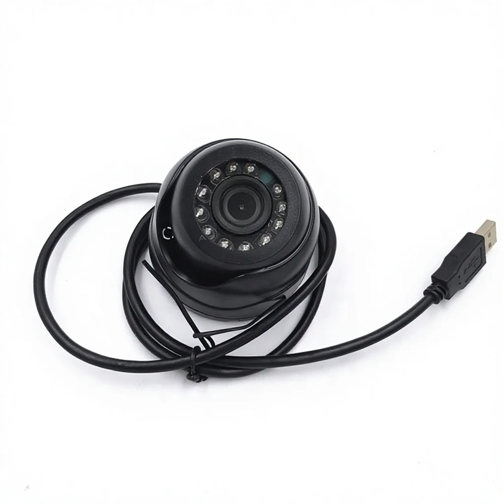 OEM Vehicle Use 2MP 1080P CMOS USB Mini Dome Camera with Night Vision Wide Angle 1 Year Warranty for Car Use